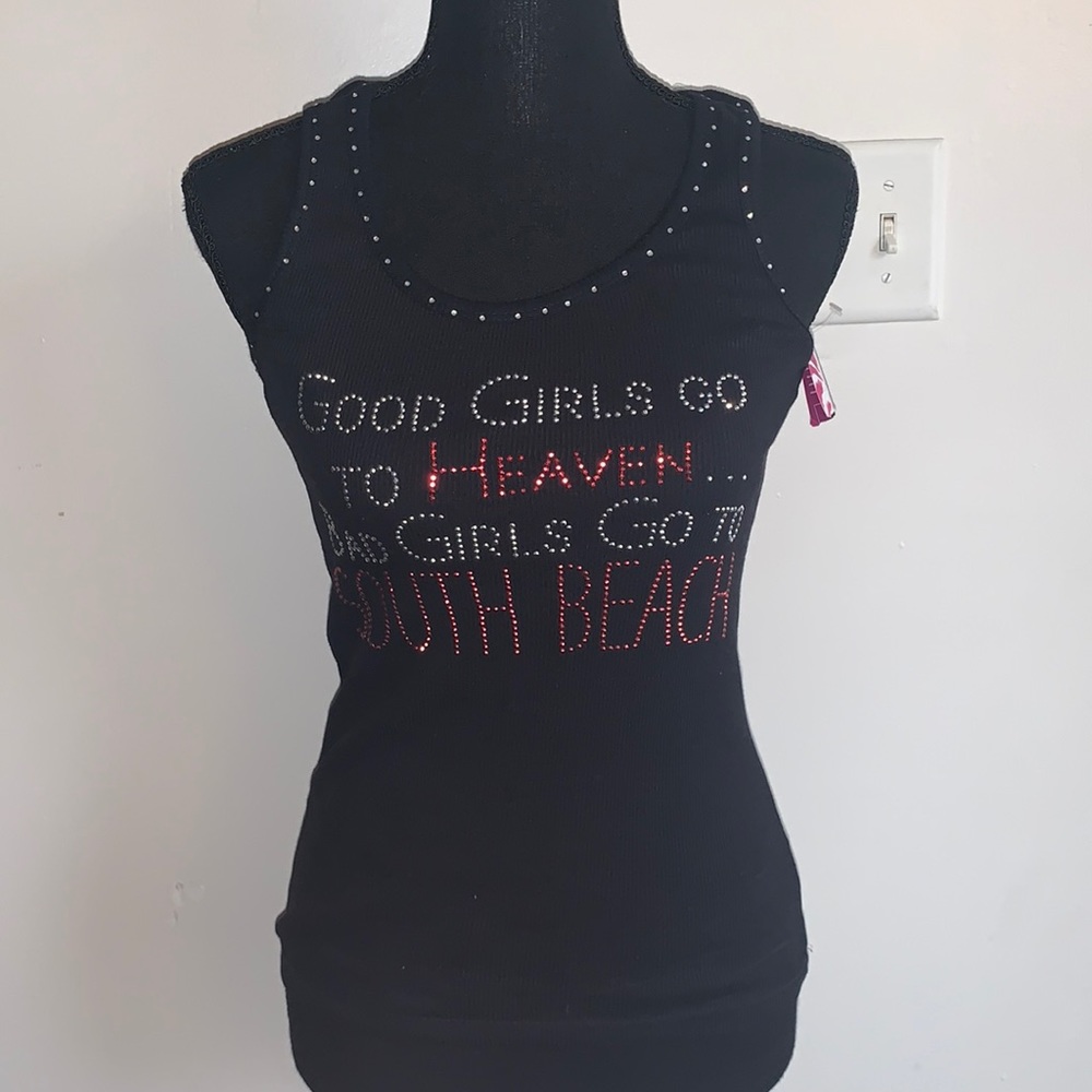 Black Surf Style Tank